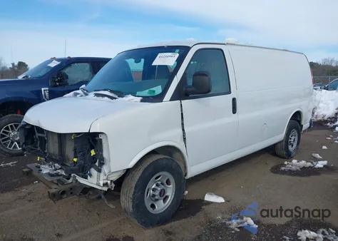 2017 GMC Savana 2500 Work Van z USA, uszkodzony, nr VIN 1GTW7AFF3H1911601